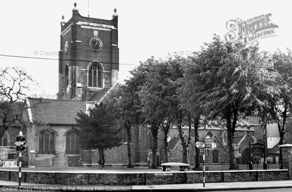 Photo of Kingston Upon Thames, All Saints Parish Church c.1955