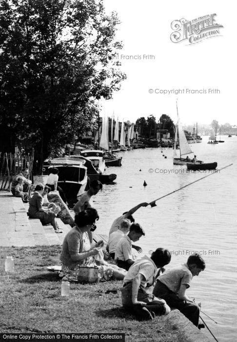 Photo of Kingston Upon Thames, Boys Fishing c.1955
