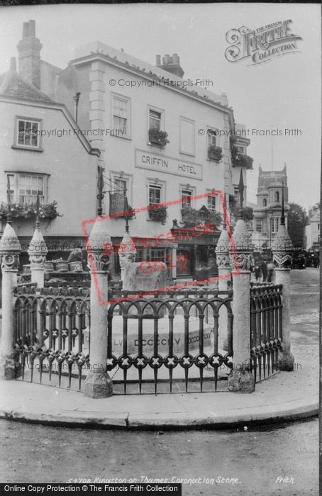 Photo of Kingston Upon Thames, Coronation Stone 1906
