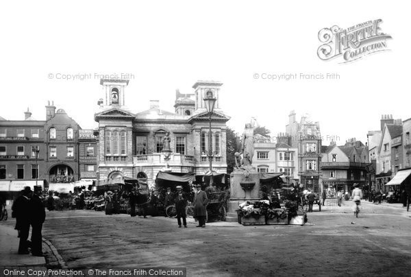 Photo of Kingston Upon Thames, Market Day 1906