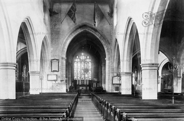 Photo of Kingston Upon Thames, Parish Church Interior 1893