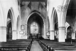 Kingston Upon Thames, Parish Church Interior 1893, Kingston Upon Thames