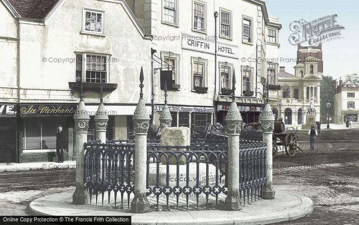 Photo of Kingston Upon Thames, The Coronation Stone 1893