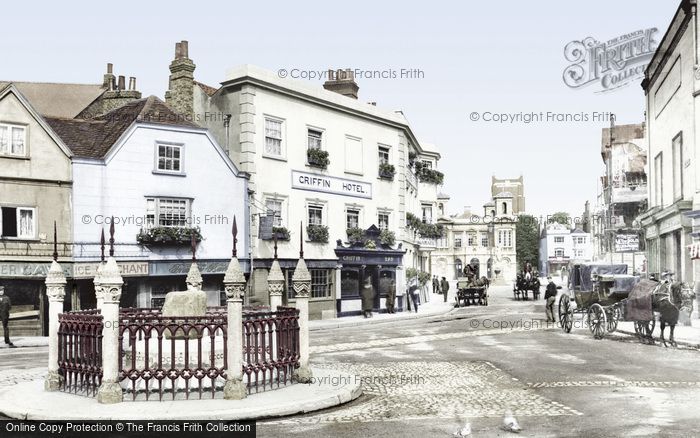 Photo of Kingston Upon Thames, The Coronation Stone 1906
