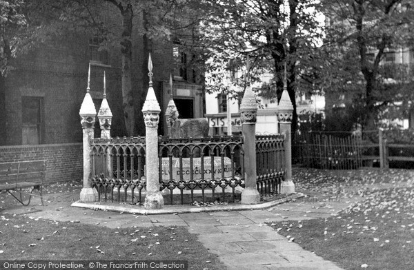 Photo of Kingston Upon Thames, The Coronation Stone c.1955