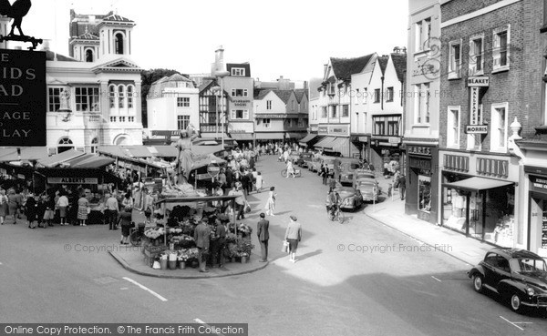 Photo of Kingston Upon Thames, The Market c.1960