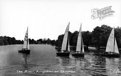 Kingston Upon Thames, The River Thames c.1960, Kingston Upon Thames