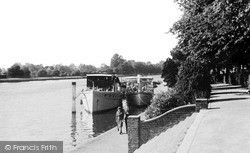 Kingston Upon Thames, The River Thames Embankment 1951, Kingston Upon Thames