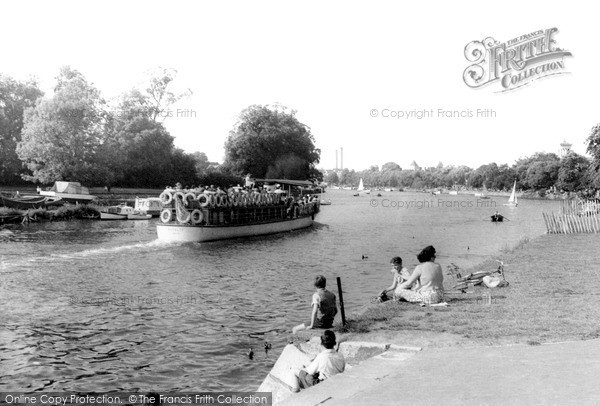 Photo of Kingston Upon Thames, The Thames c.1955