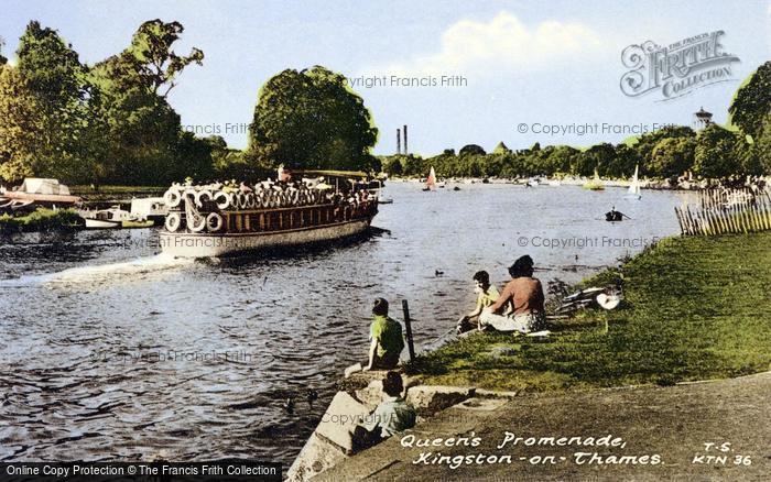 Photo of Kingston Upon Thames, The Thames c.1955