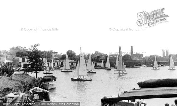 Photo of Kingston Upon Thames, Yachting On The River 1951