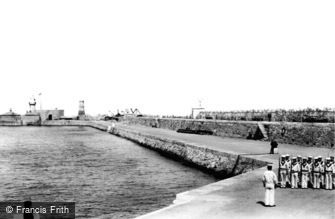 Kingstown, Pier and Lighthouse 1897