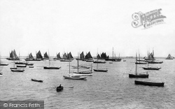 The Harbour, Fishing Fleet 1897, Kingstown