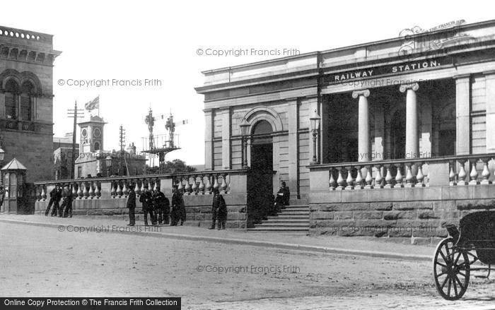 Photo of Kingstown, The Railway Station 1897