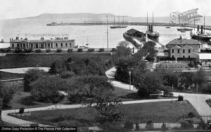 Photo of Kingstown, View Of The Harbour c.1895