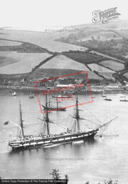 Photo of Kingswear, Ship On The Dart 1890