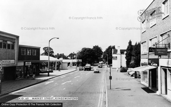 Photo of Kingswinford, Market Street c.1965