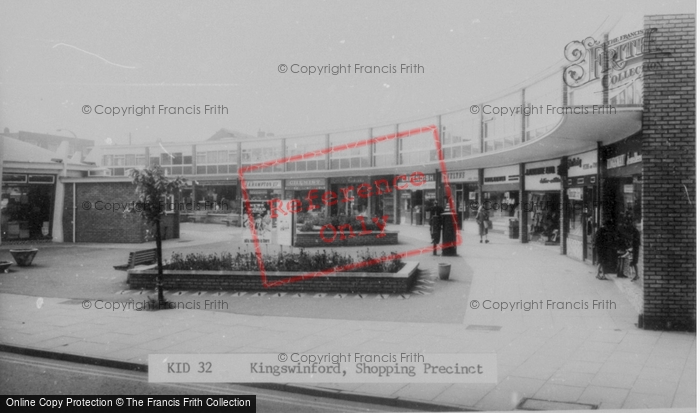 Photo of Kingswinford, Shopping Precinct c.1965