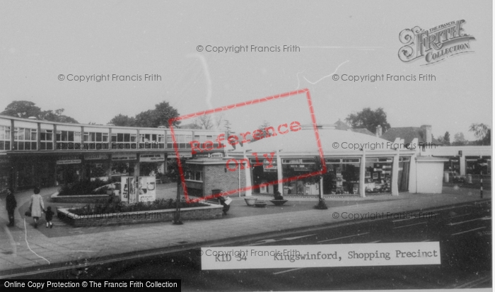 Photo of Kingswinford, Shopping Precinct c.1965