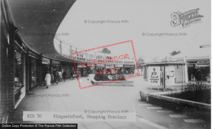 Photo of Kingswinford, Shopping Precinct c.1965