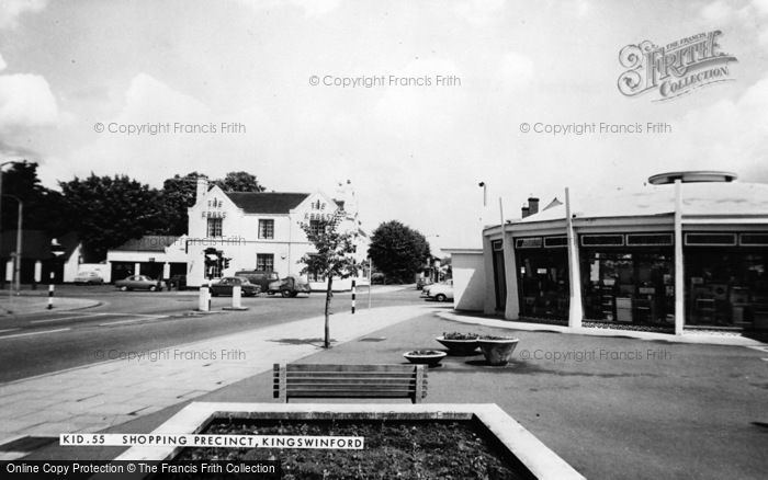 Photo of Kingswinford, Shopping Precinct c.1965