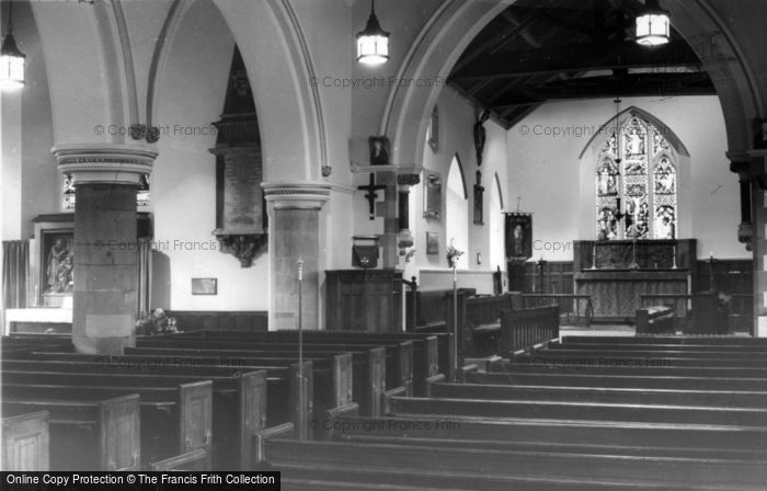 Photo of Kingswinford, St Mary's Church, Interior c.1960