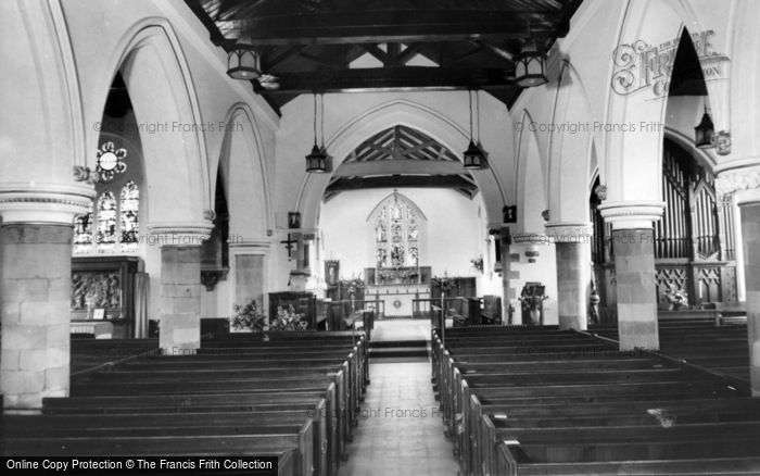 Photo of Kingswinford, St Mary's Church, Interior c.1965