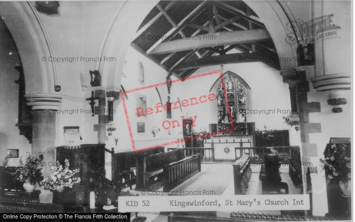 Photo of Kingswinford, St Mary's Church Interior c.1965
