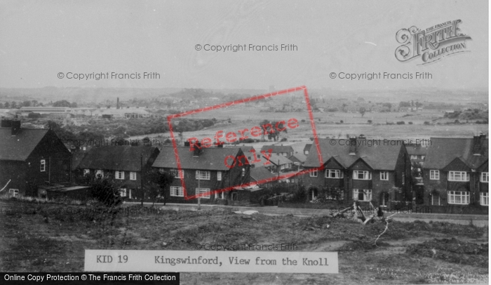 Photo of Kingswinford, view from the Knoll c1965