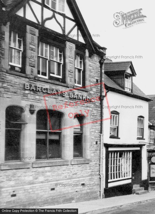 Photo of Kington, Barclays Bank, Church Street c.1955
