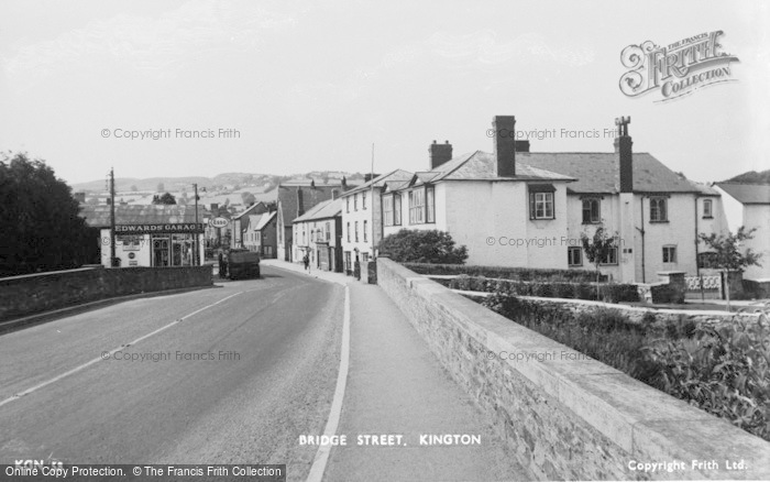 Photo of Kington, Bridge Street c.1955