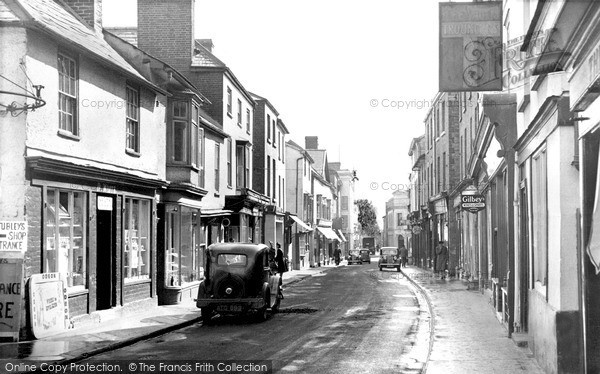 Photo of Kington, High Street c.1955