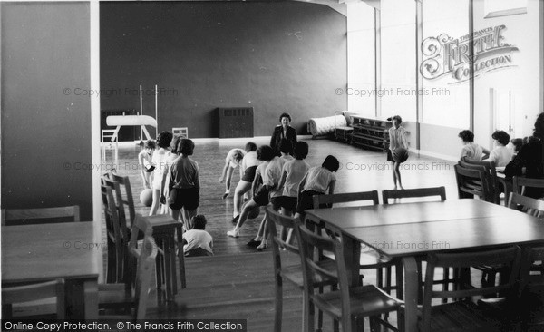 Photo of Kington, Lady Hawkins School, Gym Lesson c.1965
