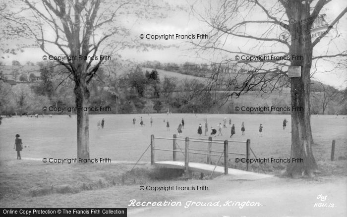 Photo of Kington, Recreation Ground c.1950