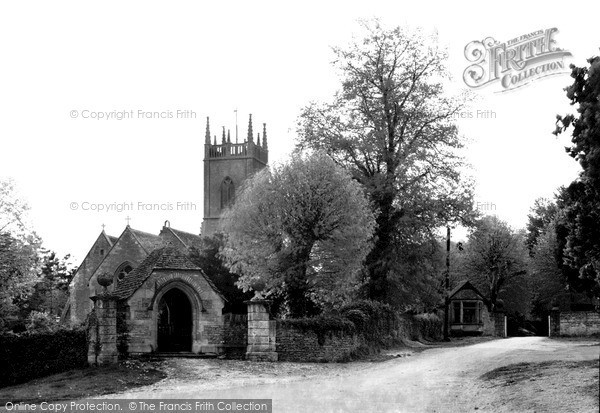 Photo of Kington St Michael, Church Of St Michael And All Angels c.1950