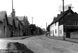 Main Street c.1950, Kington St Michael