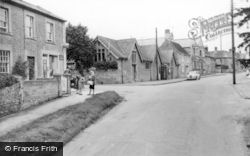 The Village And Post Office c.1960, Kington St Michael