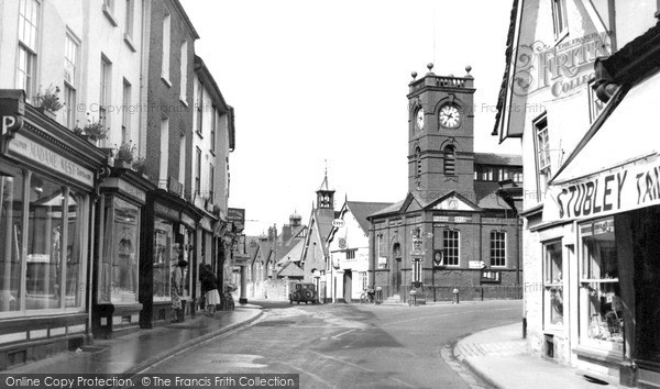 Photo of Kington, Town Centre c.1955