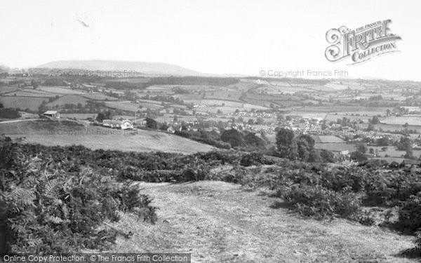 Photo of Kington, View From Bradnor Hill c.1955