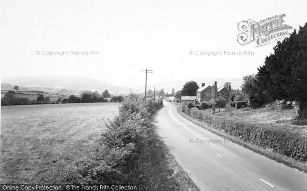 Photo of Kington, View From Leominster Road c.1955