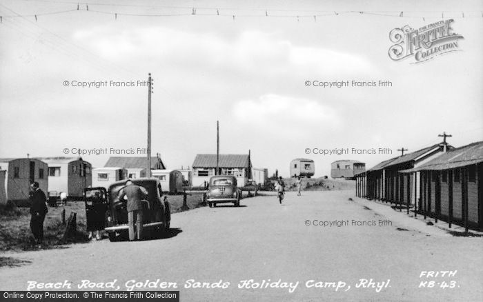 Photo of Kinmel Bay, Beach Road, Golden Sands Holiday Camp c.1955