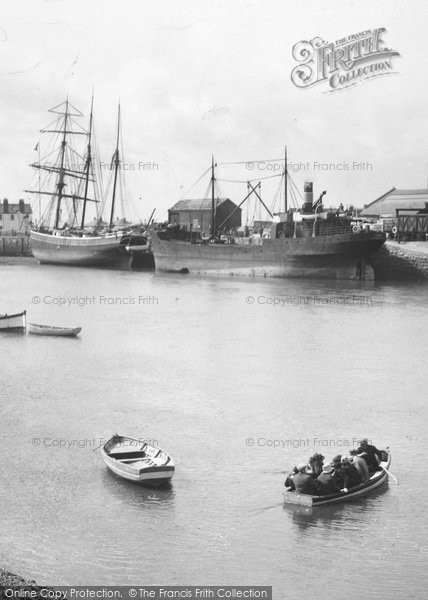 Photo of Kinmel Bay, Ships In The Foryd Harbour c.1935