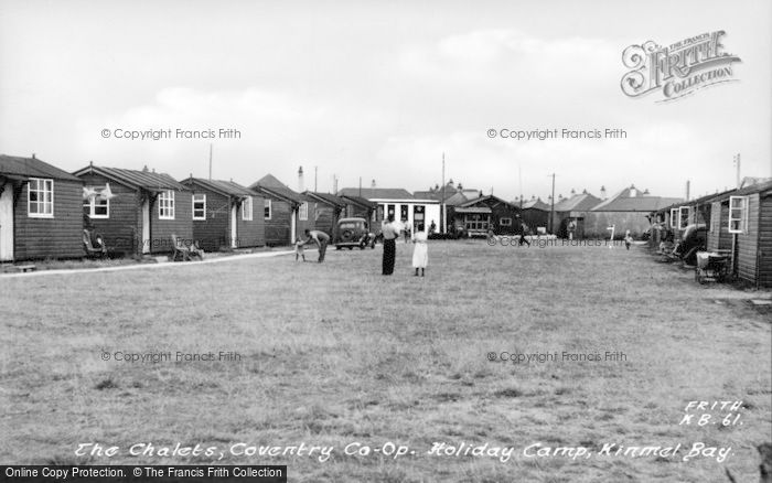 Photo of Kinmel Bay, The Camp Chalets c.1955