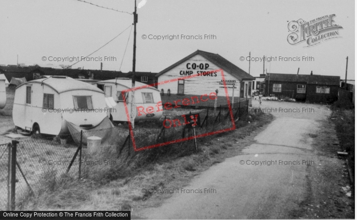 Photo of Kinmel Bay, The Co Op Camp Stores And Caravans c.1955