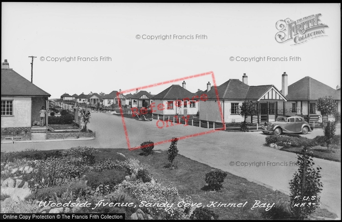 Photo of Kinmel Bay, Woodside Avenue, Sandy Cove c.1940