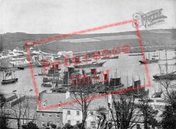 A Fishing Fleet In The Harbour c.1890, Kinsale