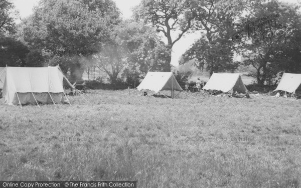 Photo of Kinson, Camping Field, Butchers Coppice Scout Camp c.1955