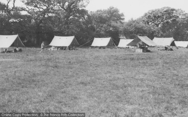 Photo of Kinson, Camping Field, Butchers Coppice Scout Camp c.1955