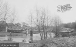 New Bridge Over River Stour c.1950, Kinson