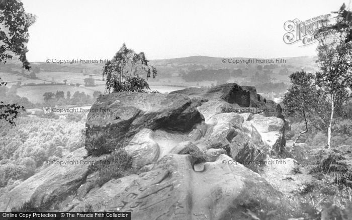 Photo of Kinver, Crows Rock c.1955